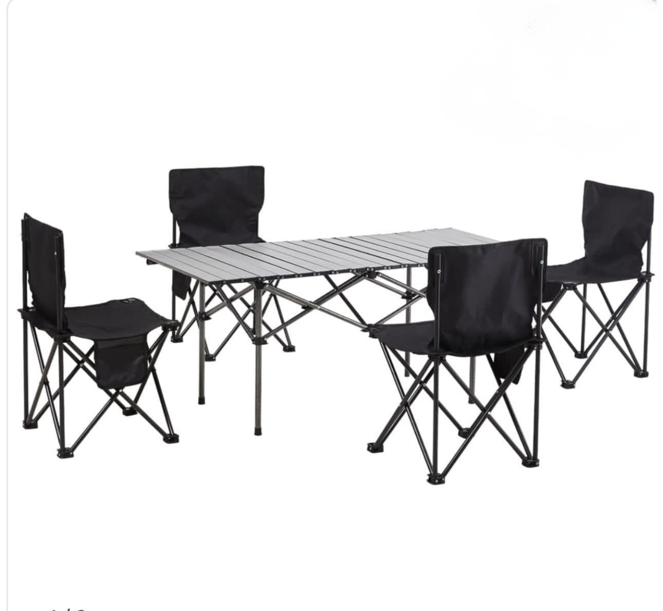 Portable Folding Camping Table & Chair Set