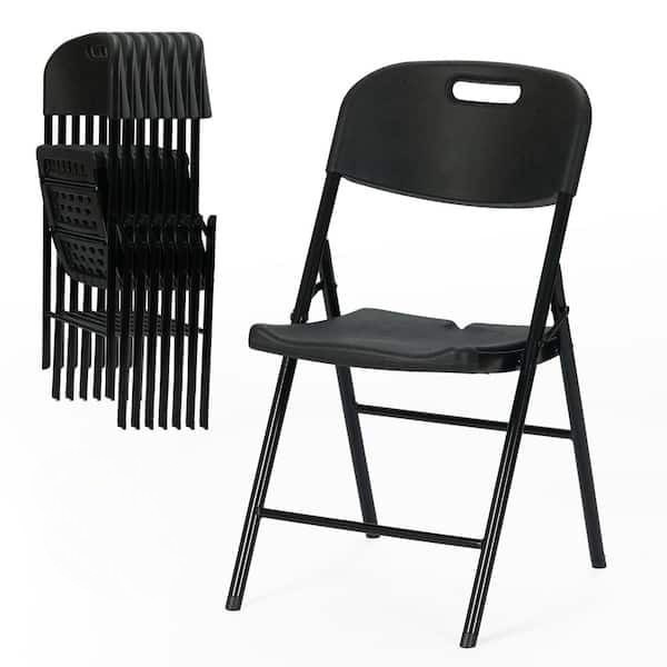 Black Folding Chair (Set of 8)