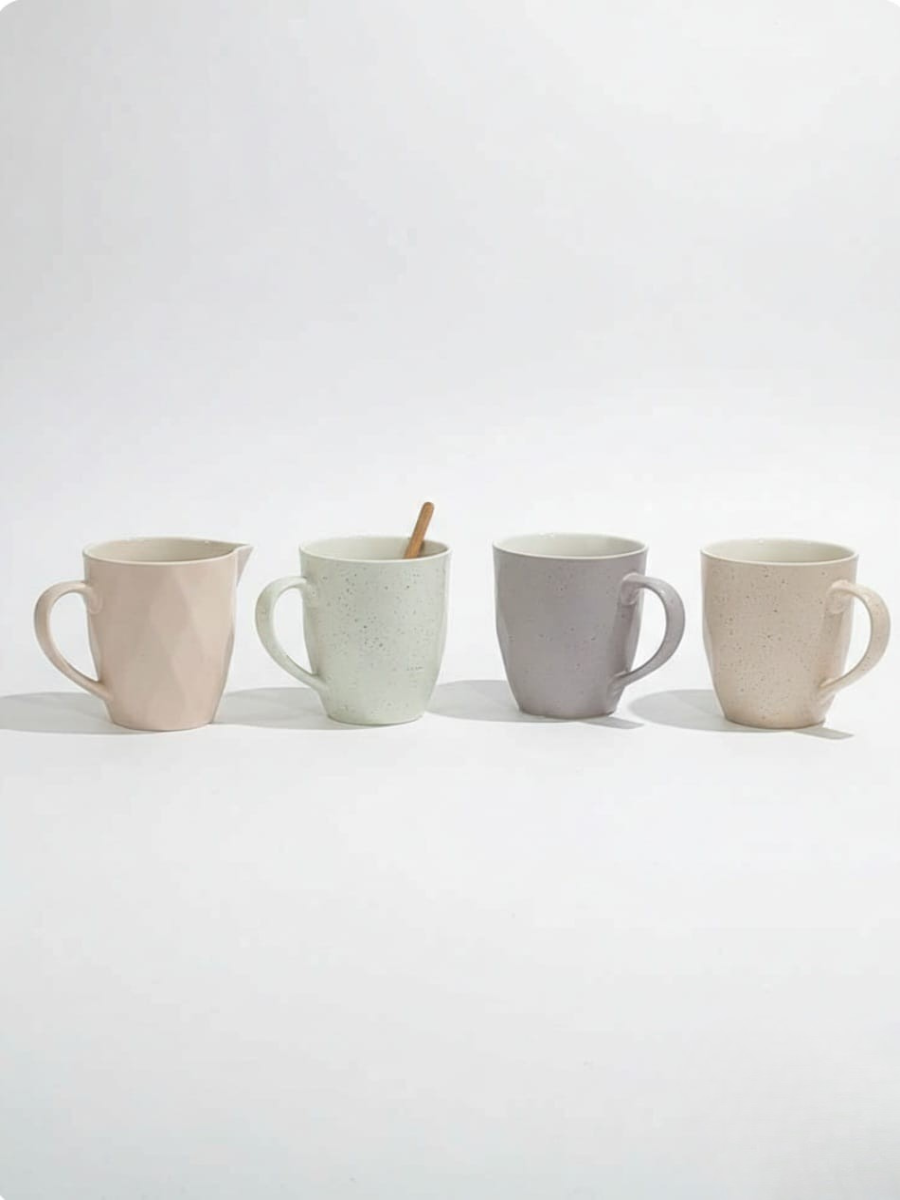 Artisan Ceramic Mug Set of 4