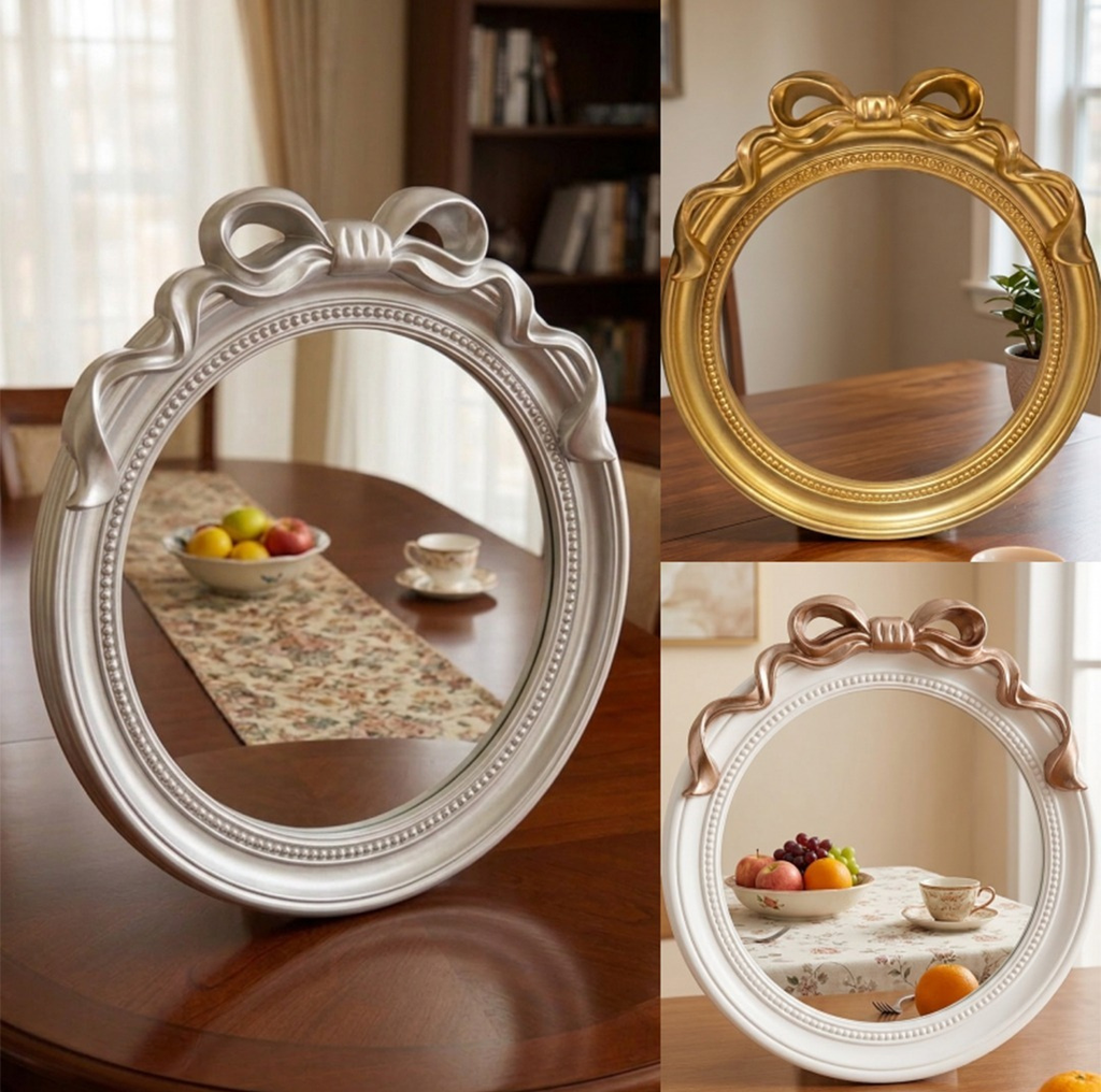 Bow Accent Decorative Mirror