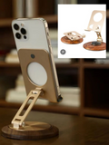 MagSafe Phone Stand with Walnut Wood Base