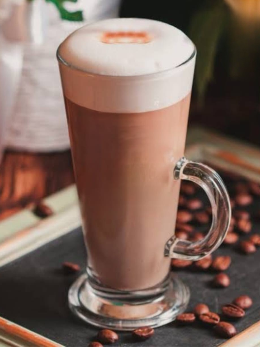 Tall Glass Latte Mug