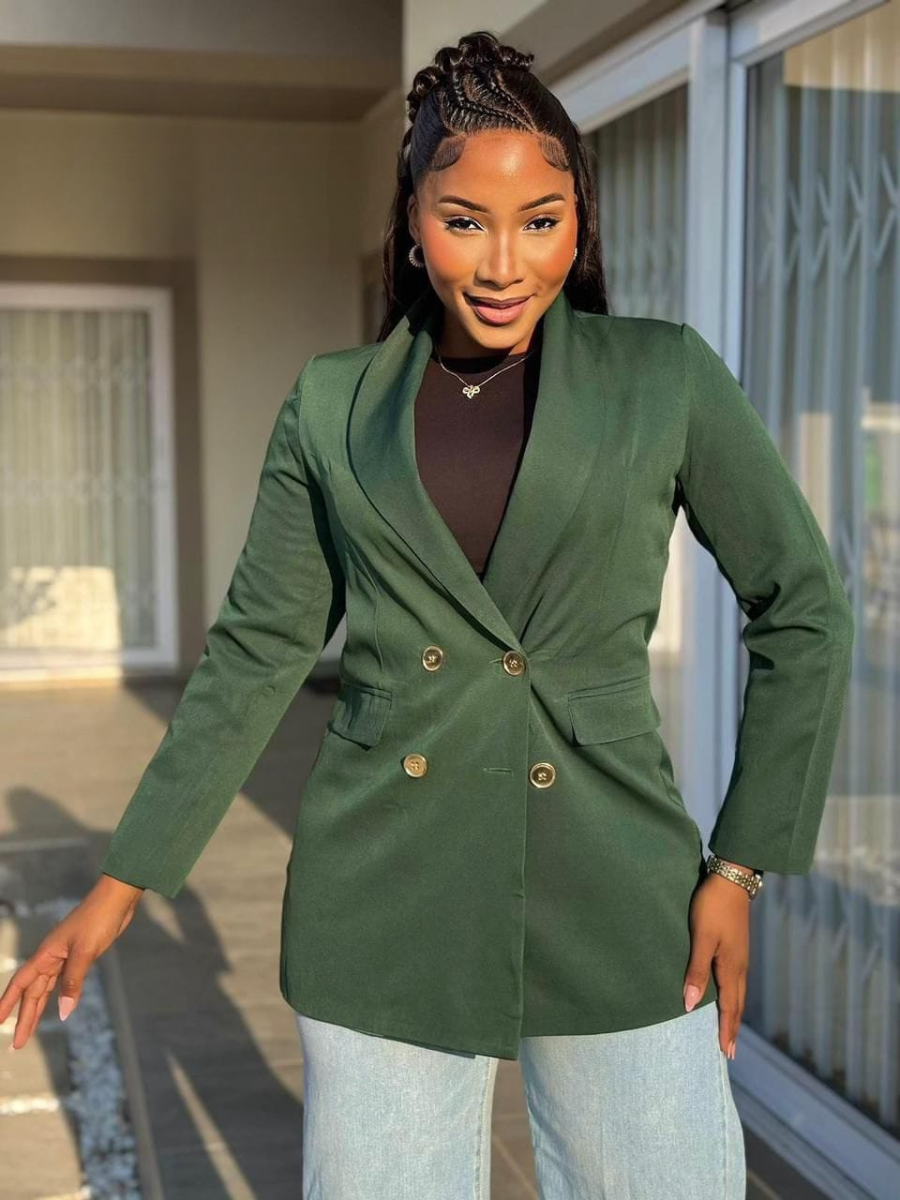 Double-Breasted Blazer