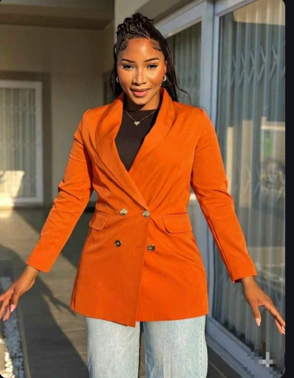 Double-Breasted Blazer