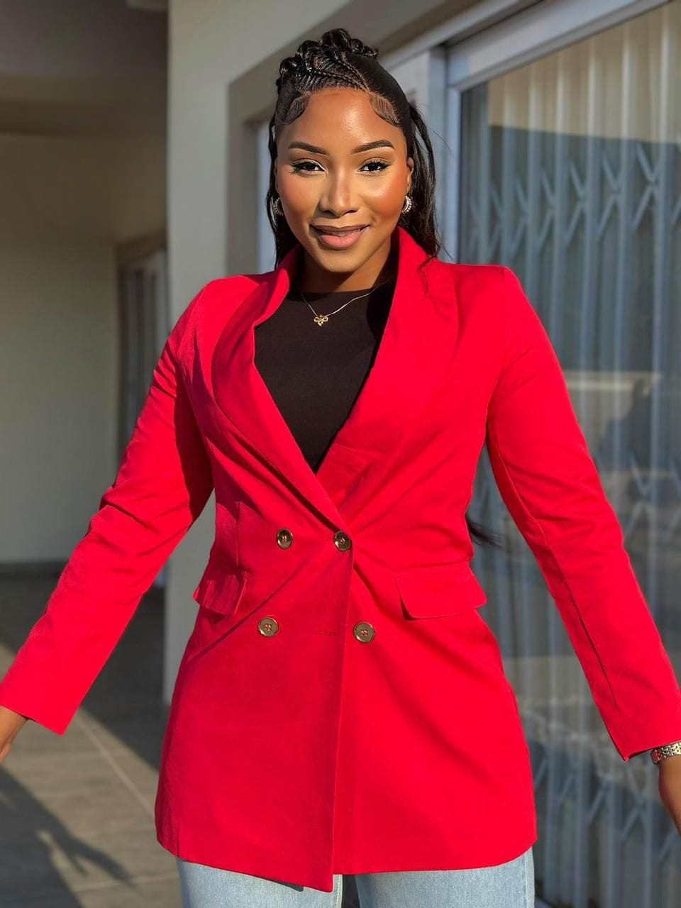 Double-Breasted Blazer