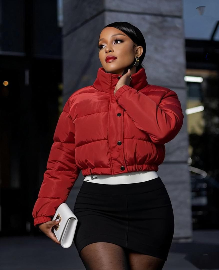 Women's Cropped Puffer Jacket