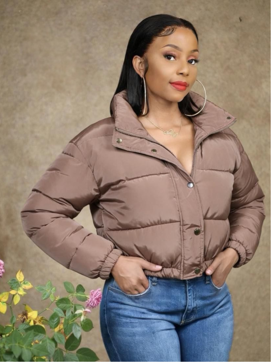 Women's Cropped Puffer Jacket