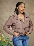 Women's Cropped Puffer Jacket
