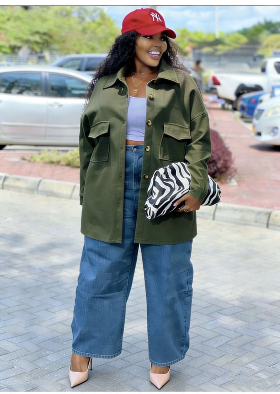 Oversized Button-Up Shacket