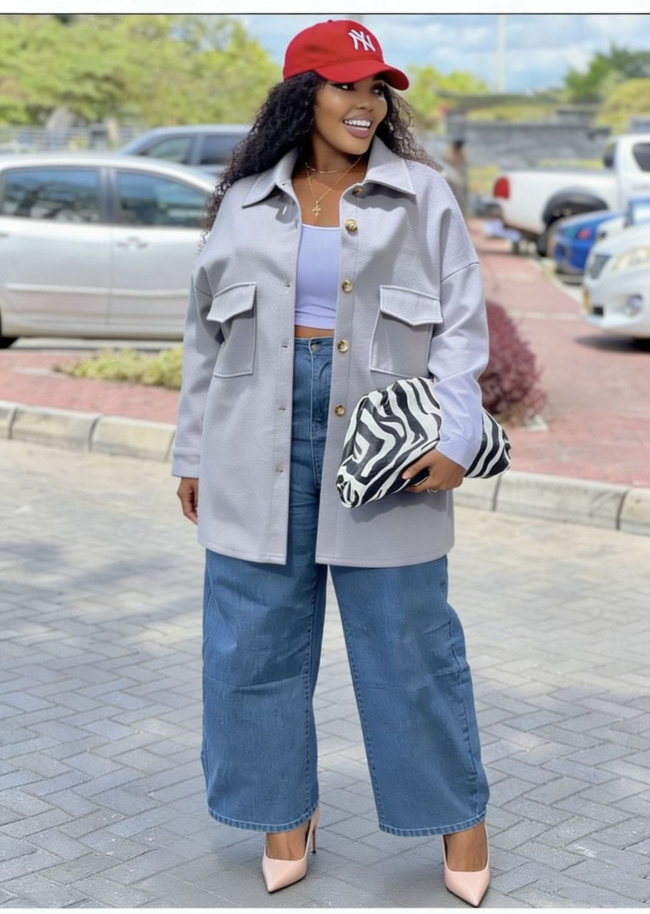 Oversized Button-Up Shacket
