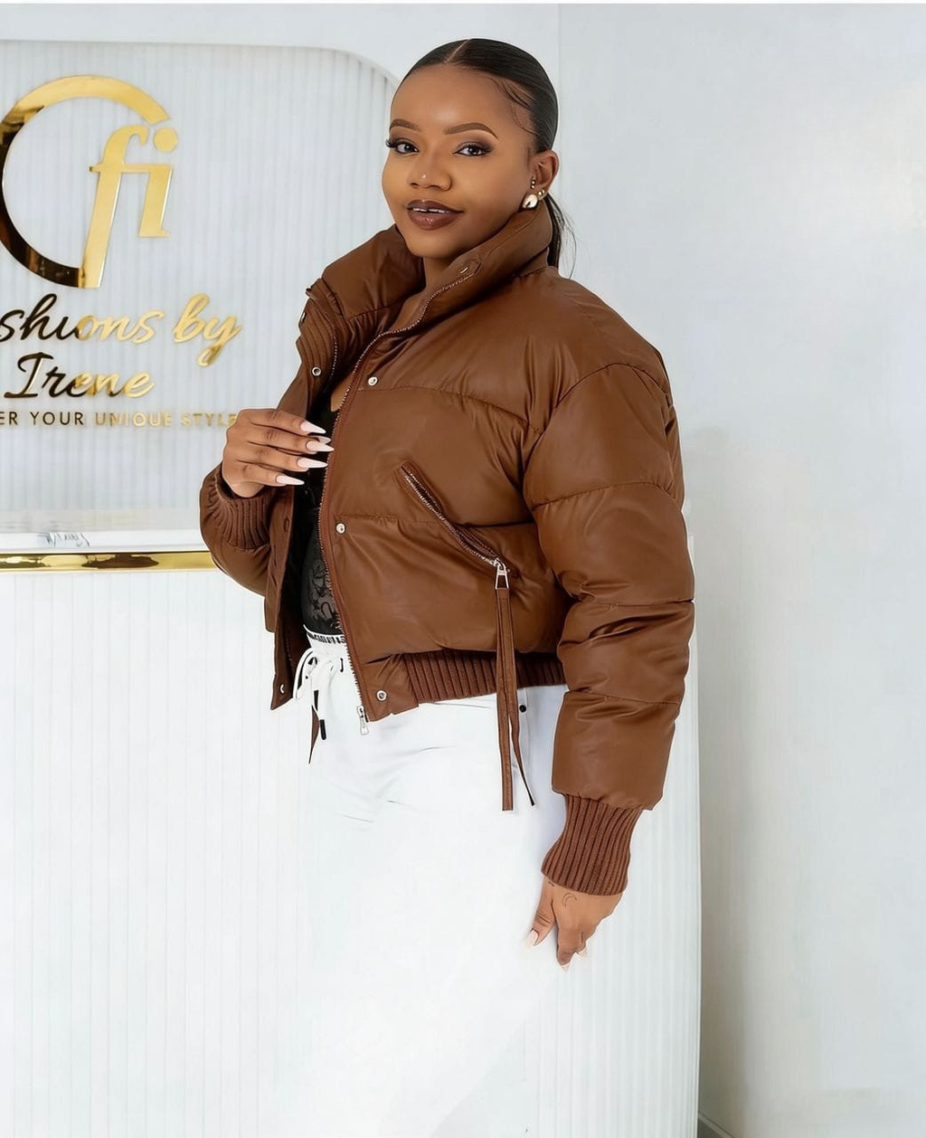 Cropped Puffer Jacket