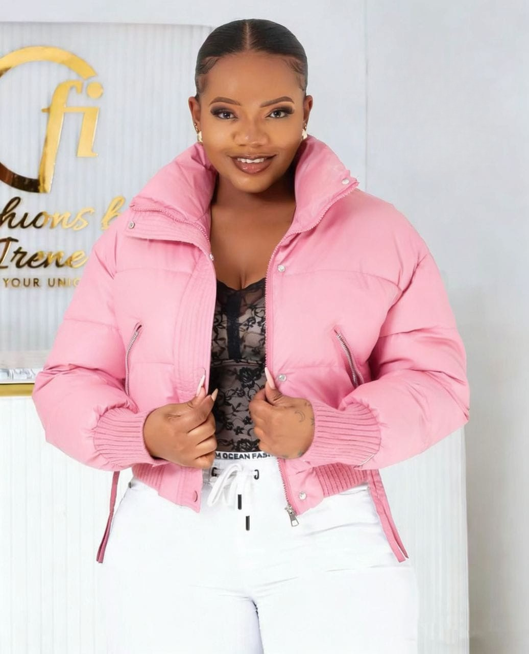 Cropped Puffer Jacket