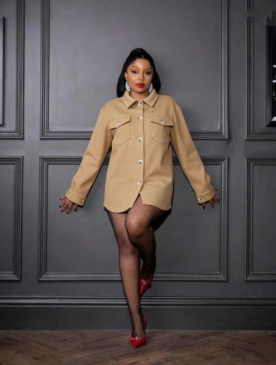 Oversized Button-Up Shacket