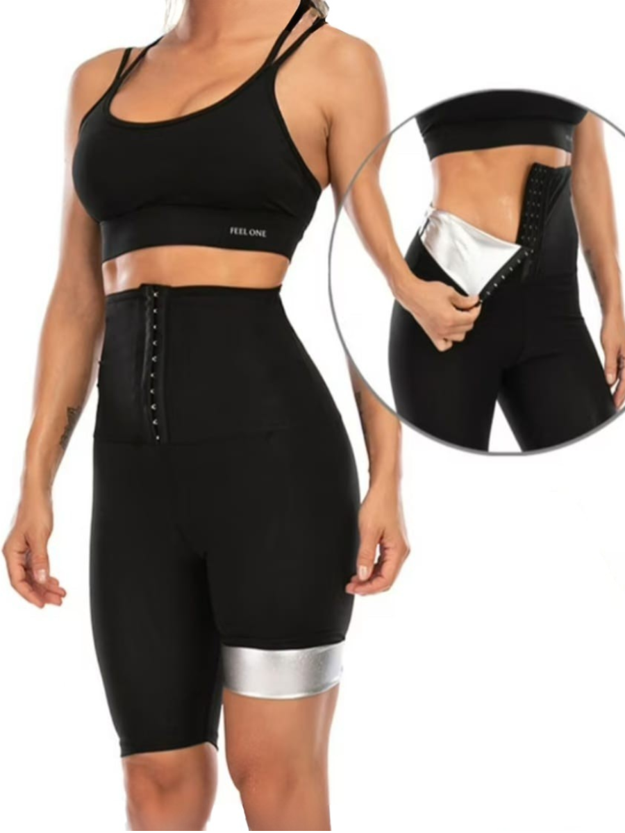 Women's Sauna Shaper Shorts with Waist Trainer