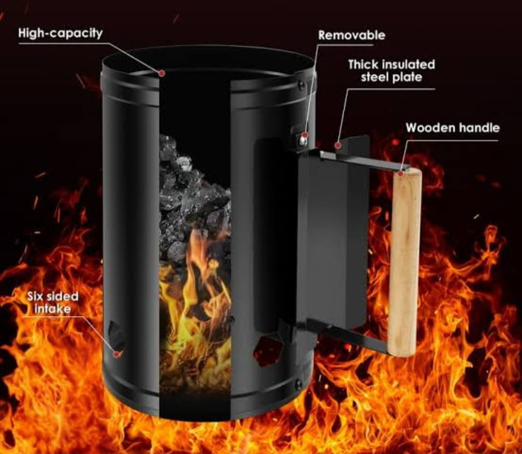 Rapid Fire Charcoal Chimney Starter