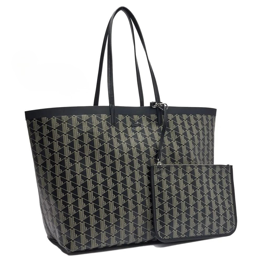 Lacoste Monogram Tote Bag with Pouch