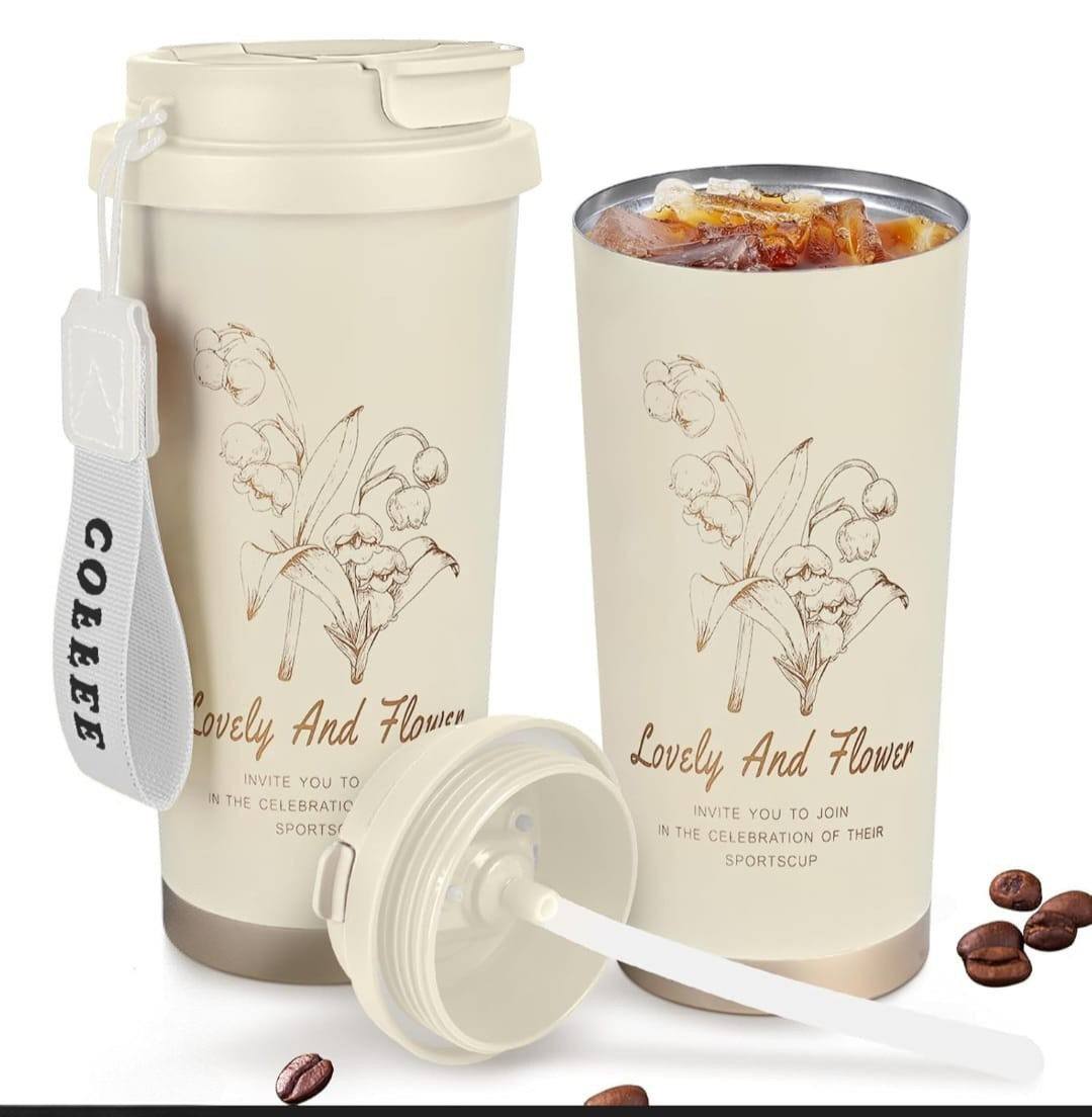 Harebell Botanical Coffee Tumbler