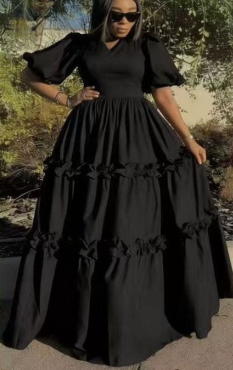 Tiered Ruffle Maxi Dress