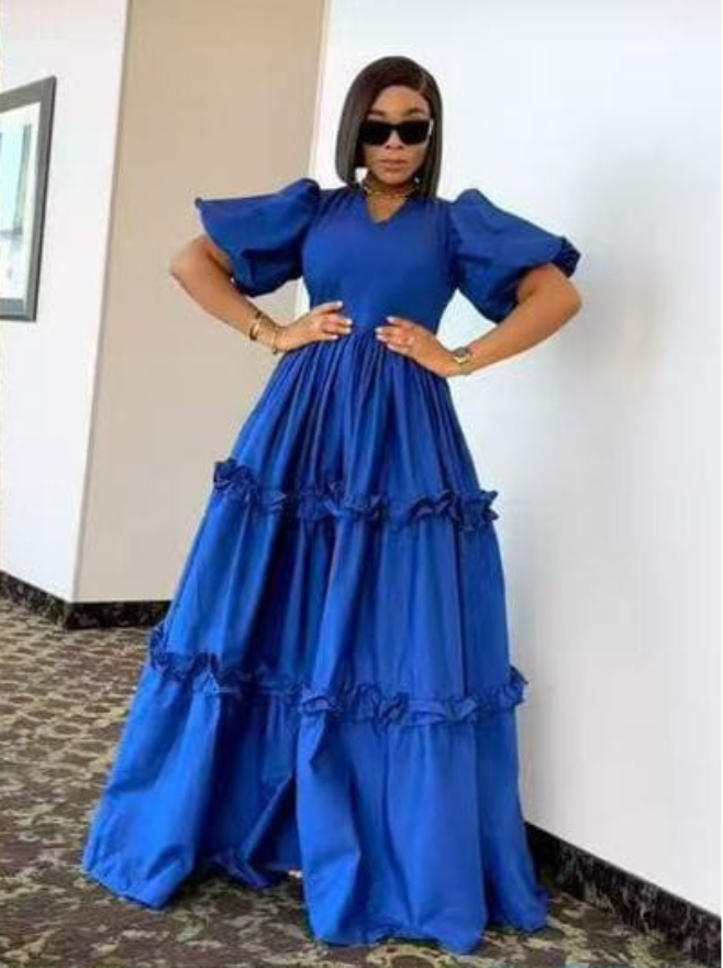 Tiered Ruffle Maxi Dress