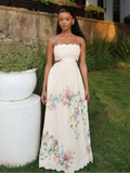 Floral Cut-Out Maxi Dress