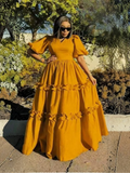 Tiered Ruffle Maxi Dress