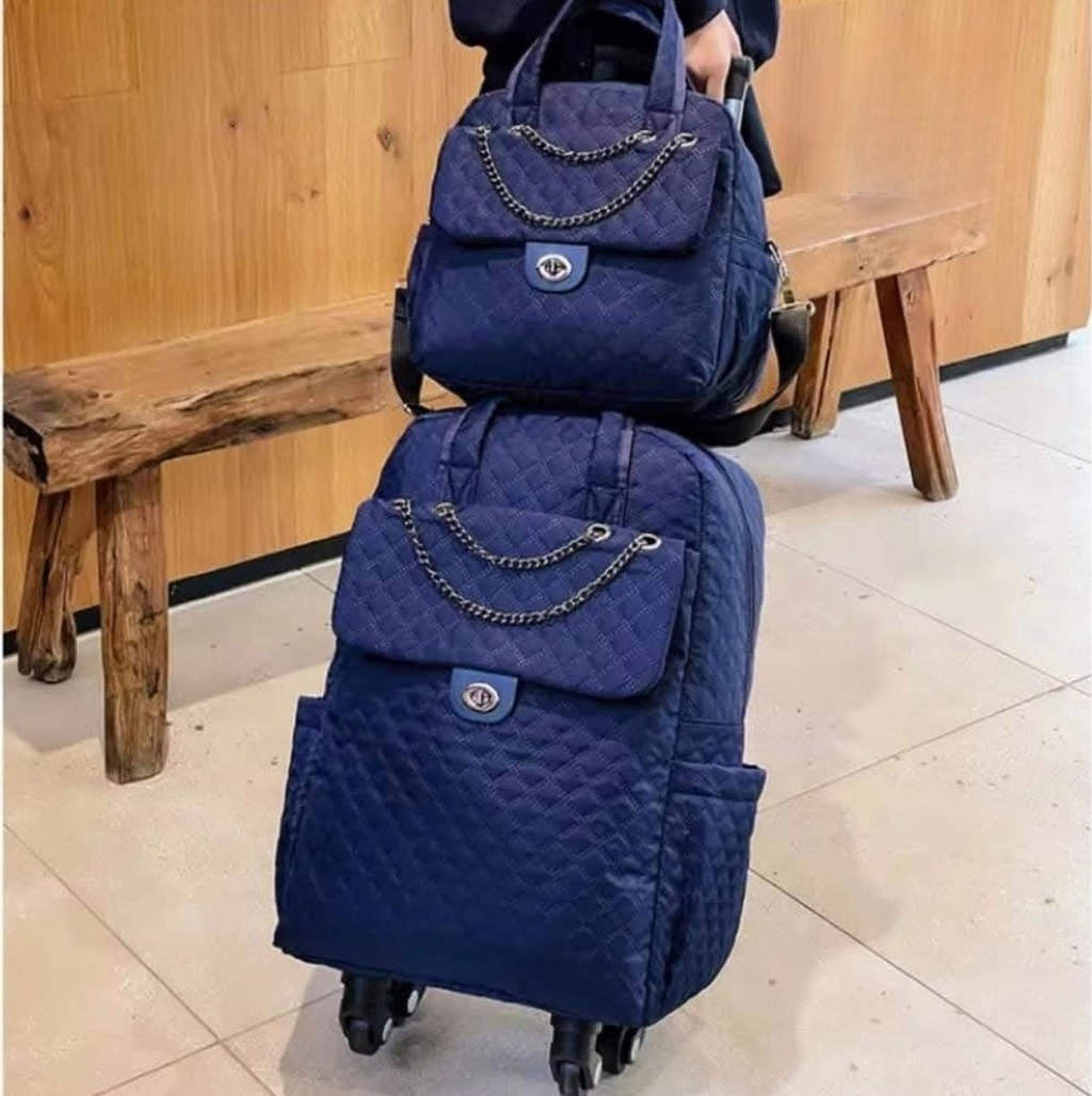 Travel Luggage Set with Trolley Bag