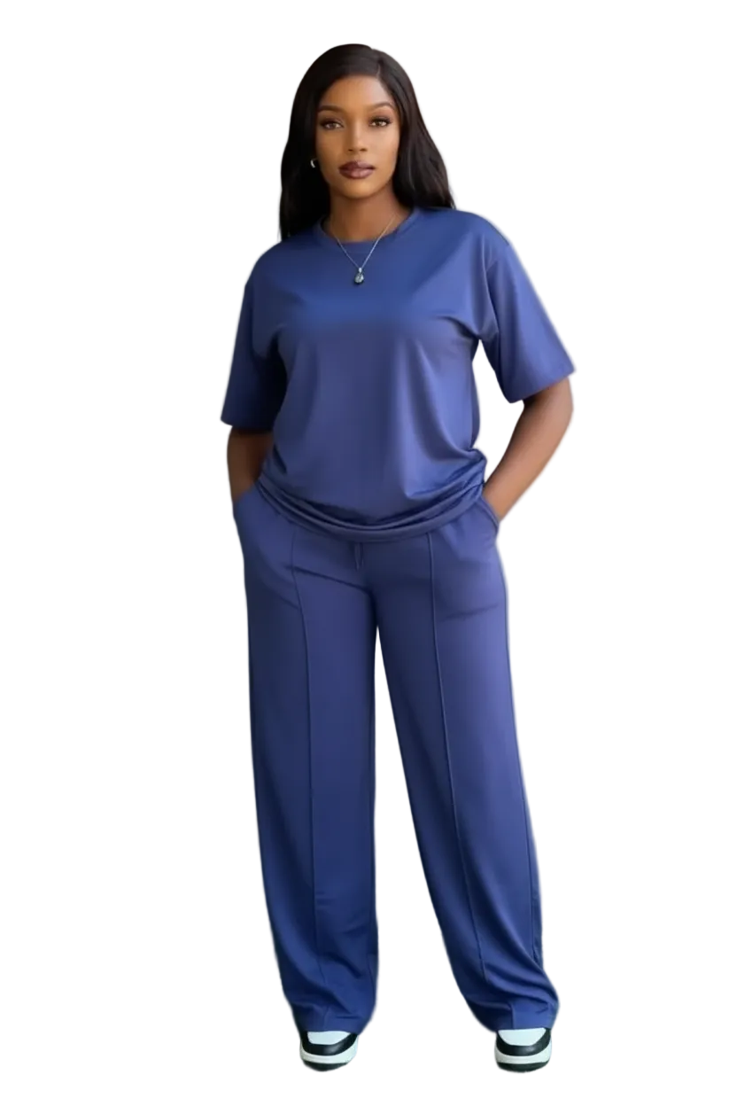 Blue Tracksuit No Logo