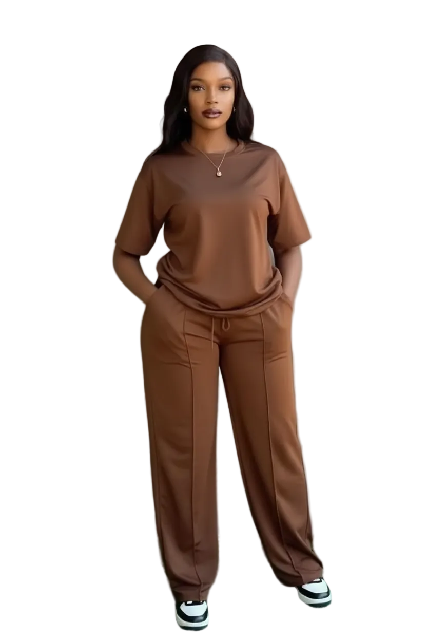 Brown Tracksuit No Logo