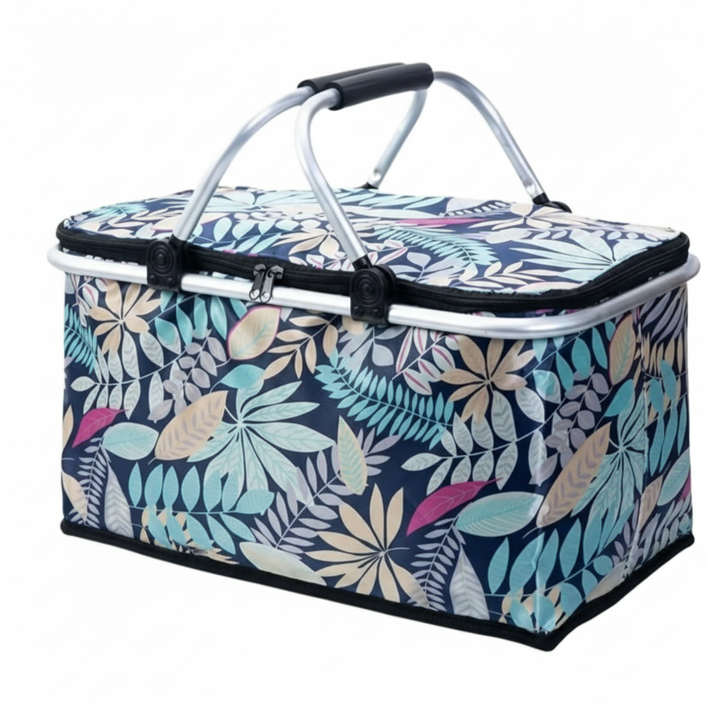 Foldable Insulated Picnic Cooler Basket
