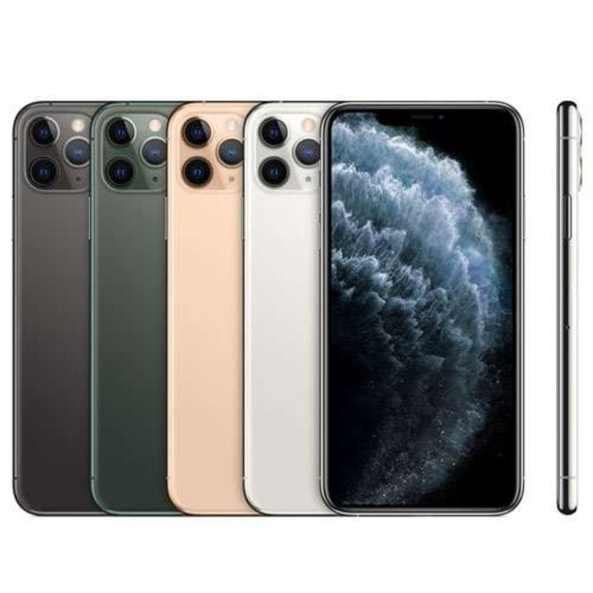 Apple iPhone 11 Pro Max Space Grey - front and back view