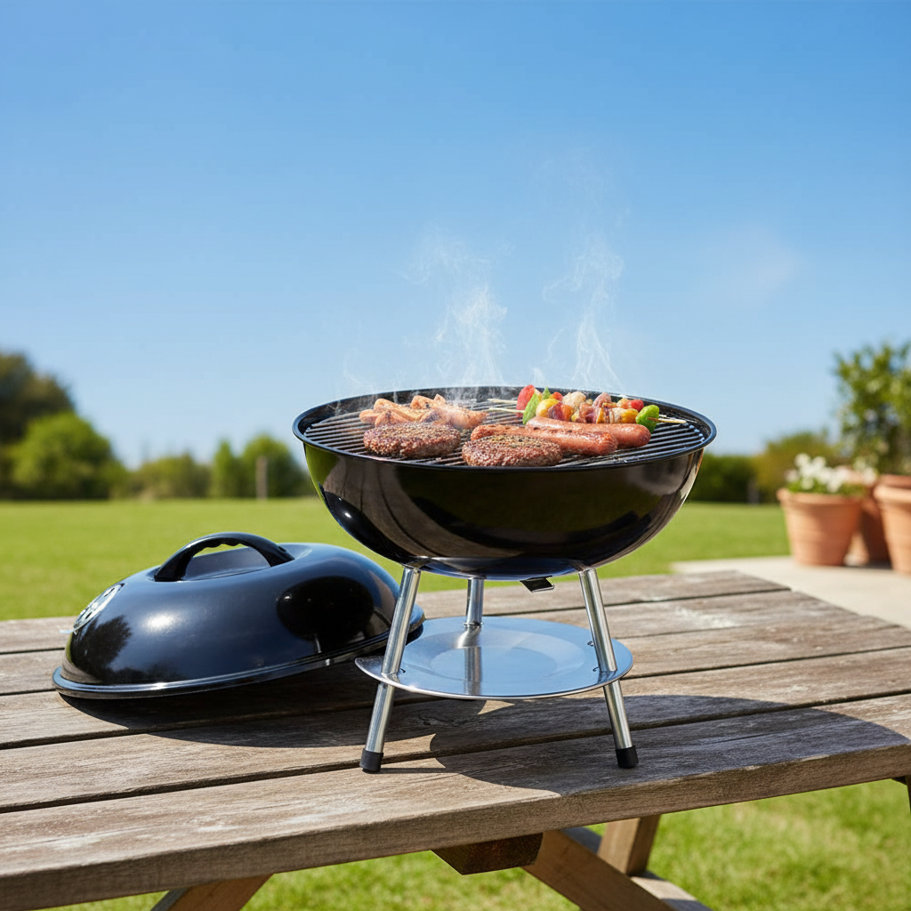 Portable Kettle Charcoal BBQ Grill
