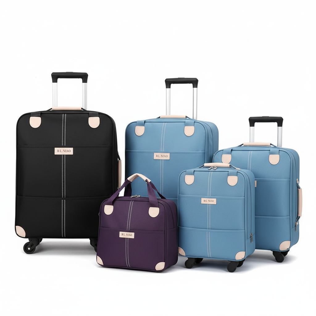 Travel Luggage Set - Light Blue