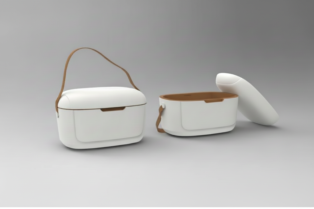 Travel Soap Case - White Background